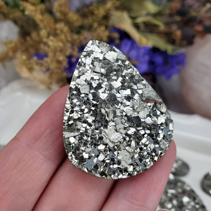 Druzy Pyrite Cabochons