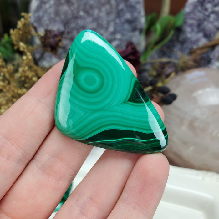 Malachite Cabochons, large