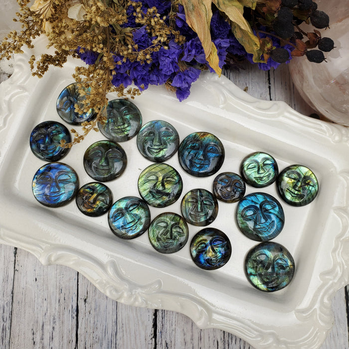 Labradorite Face Cabochons