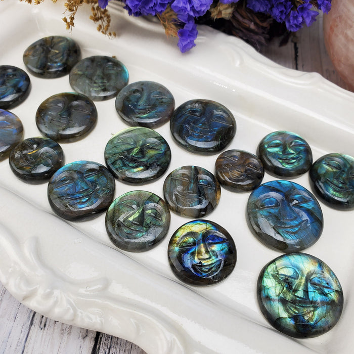 Labradorite Face Cabochons