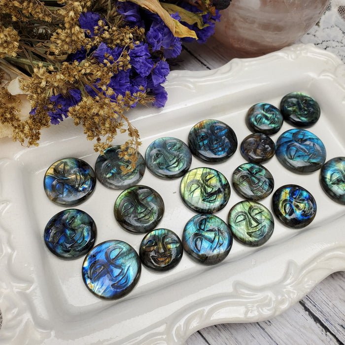 Labradorite Face Cabochons