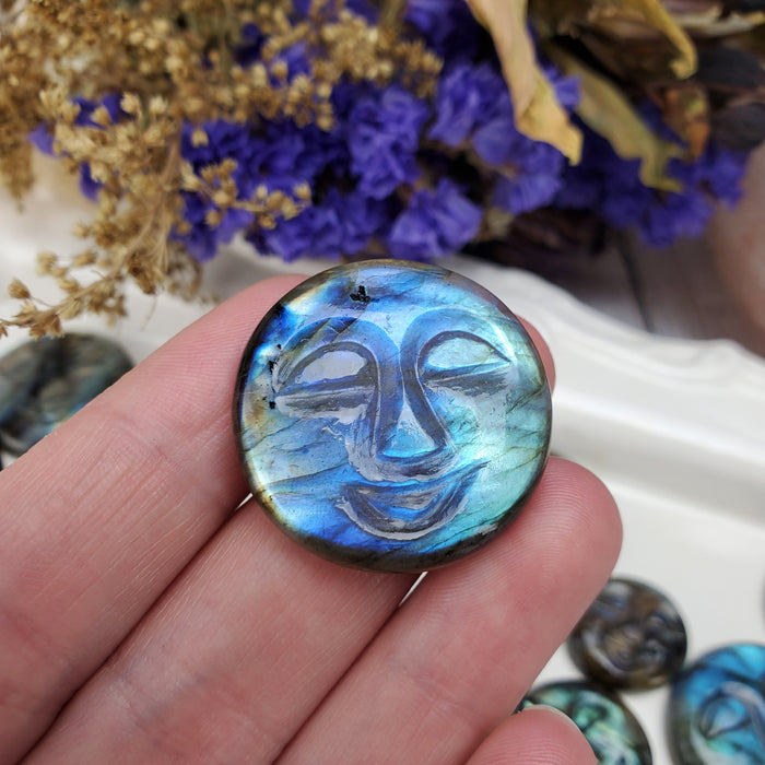 Labradorite Face Cabochons