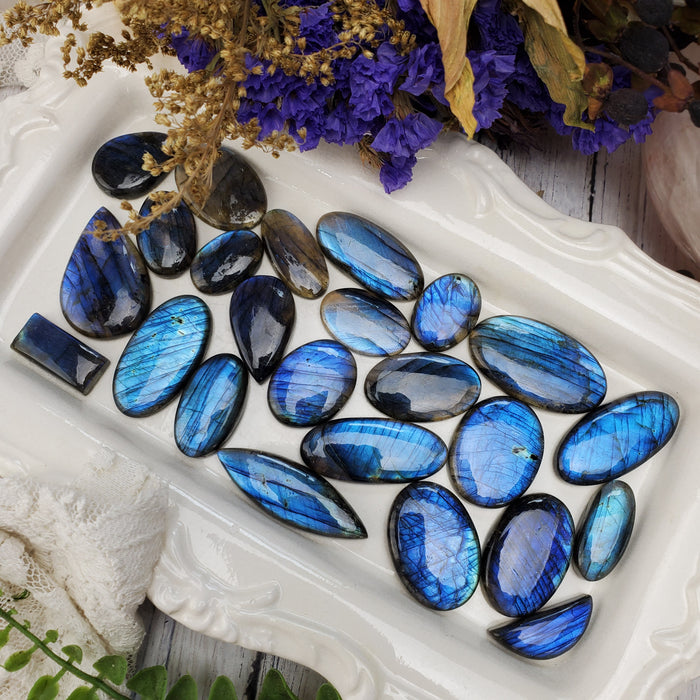 Blue Labradorite Cabochons