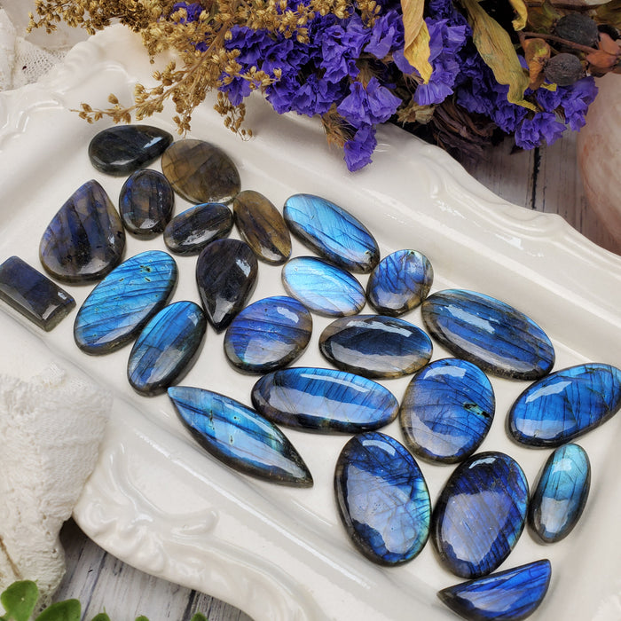 Blue Labradorite Cabochons