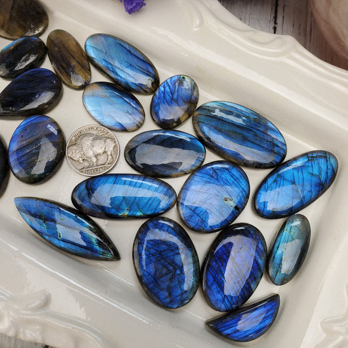 Blue Labradorite Cabochons