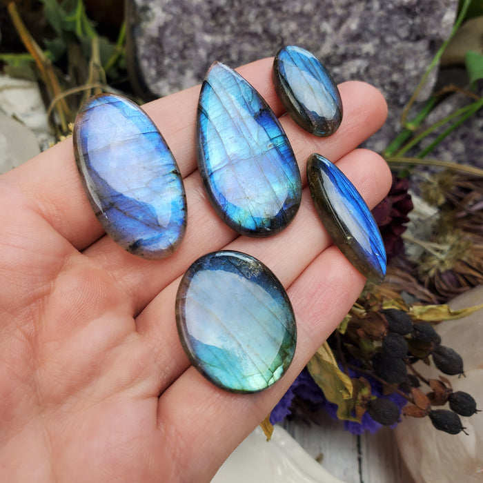 Blue Labradorite Cabochons