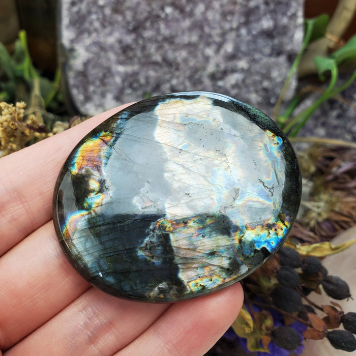 Purple Labradorite Cabochon, 3