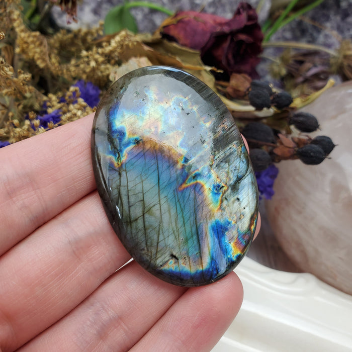 Purple Labradorite Cabochon, 4