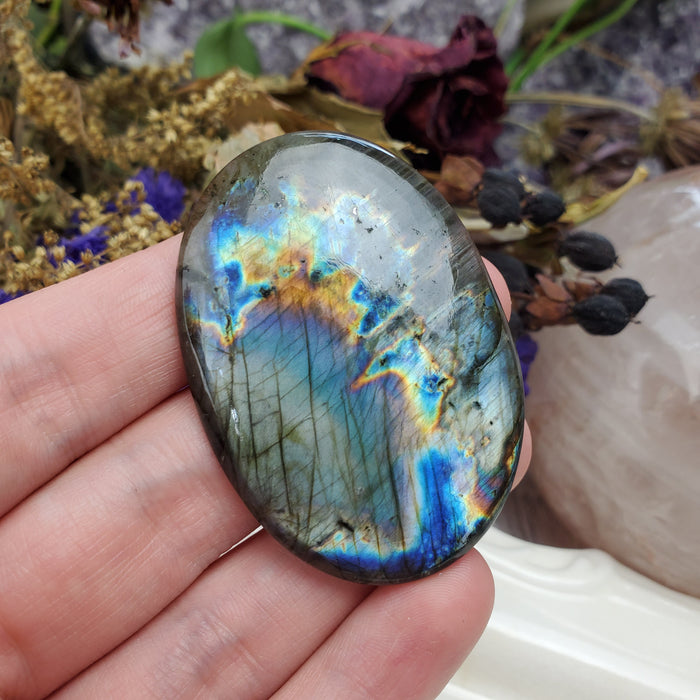 Purple Labradorite Cabochon, 4