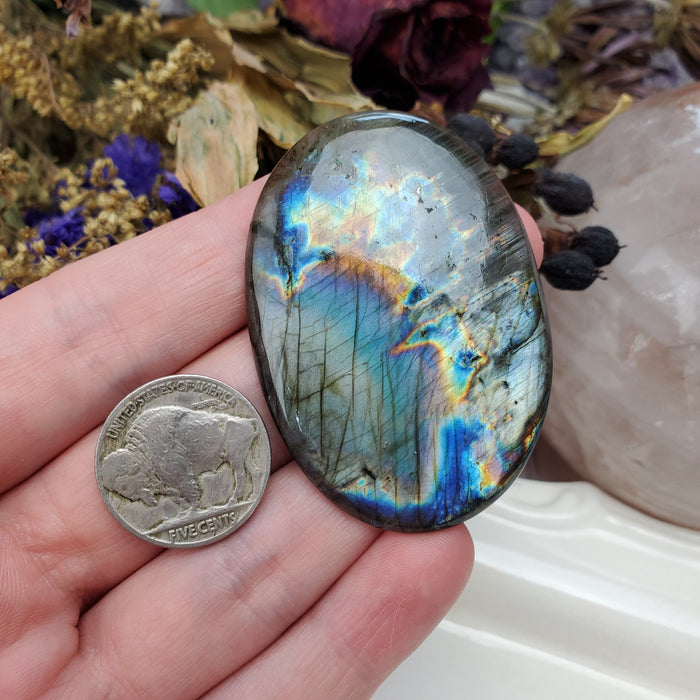 Purple Labradorite Cabochon, 4