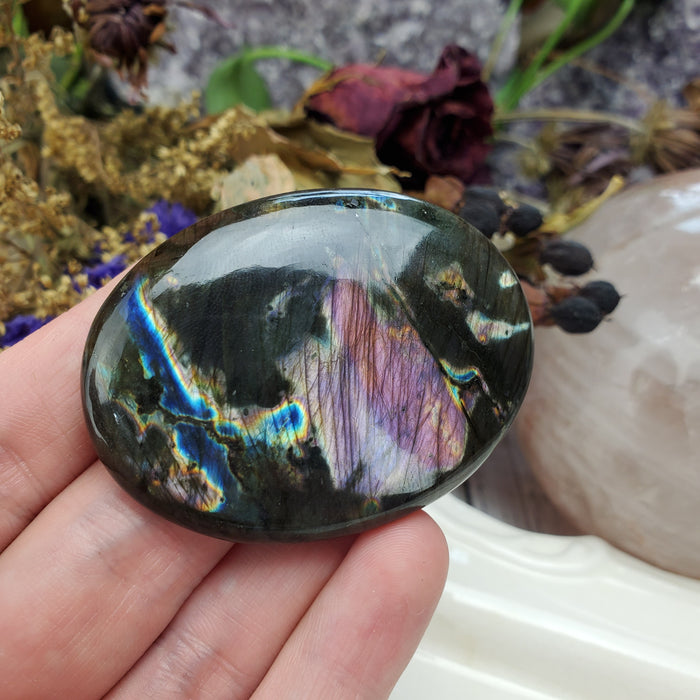 Purple Labradorite Cabochon, 5