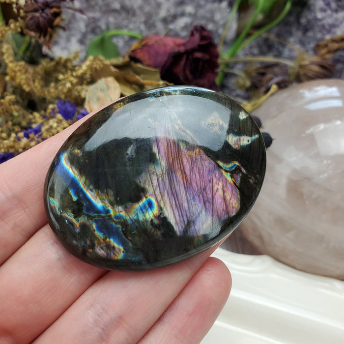 Purple Labradorite Cabochon, 5