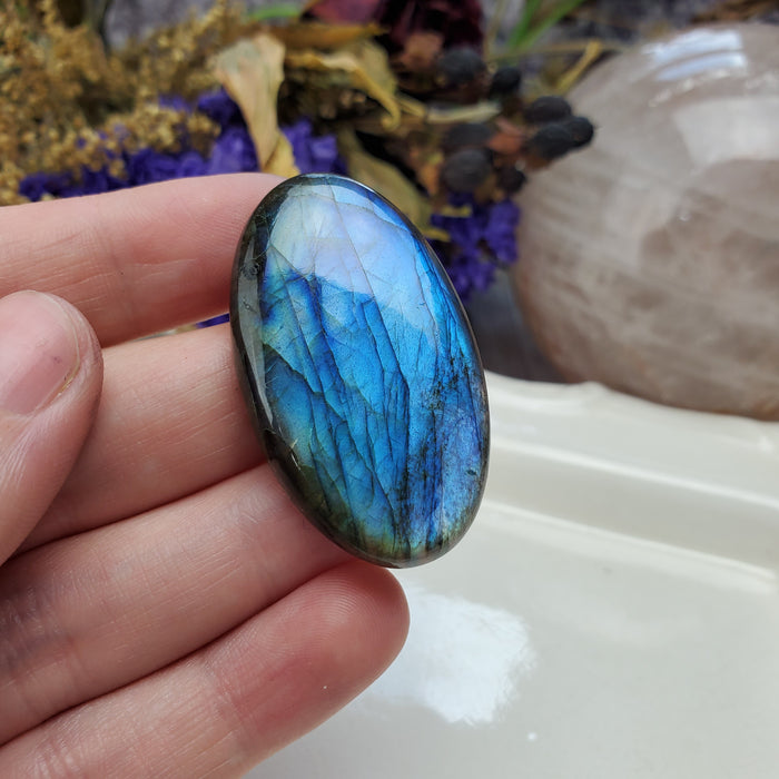 Blue Labradorite Cabochon, 10