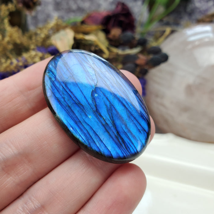 Blue Labradorite Cabochon, 9