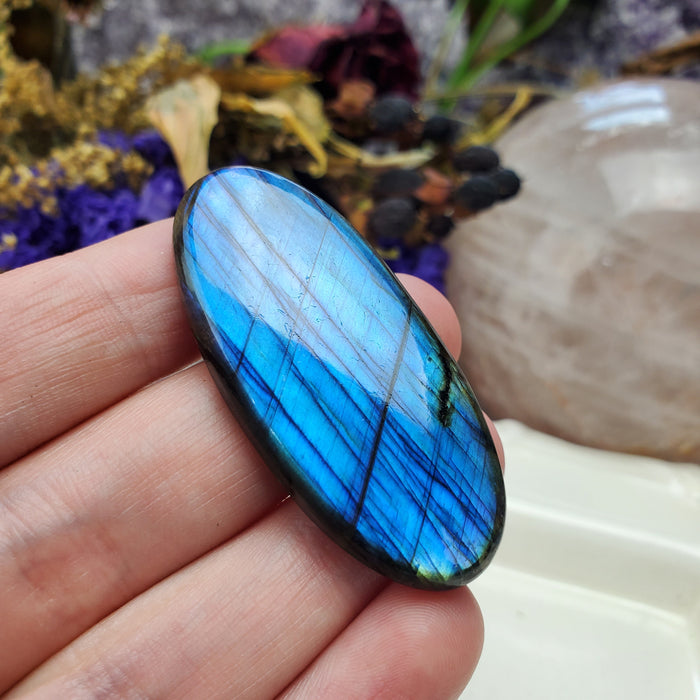 Blue Labradorite Cabochon, 11