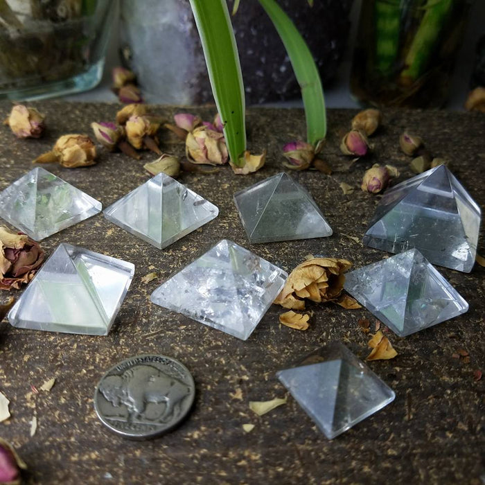 Brazilian Clear Quartz Pyramids