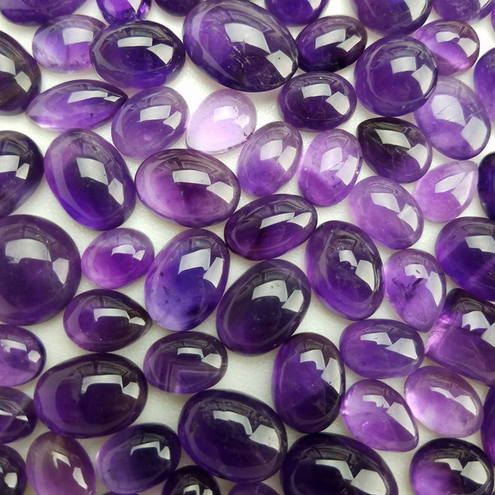 Amethyst Cabochons, Small