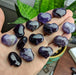 Chevron Amethyst Puffy Hearts