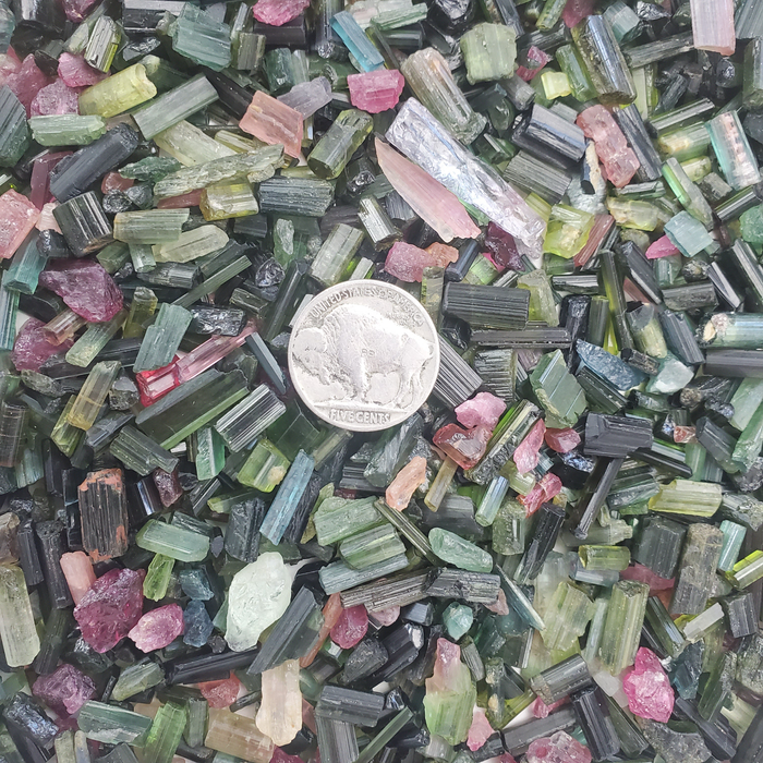 Natural Tourmaline Crystals, 10g sets