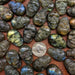 Labradorite Skull Carving Cabochons