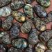 Labradorite Skull Carving Cabochons