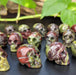 Dragon Blood Jasper Carved Skulls