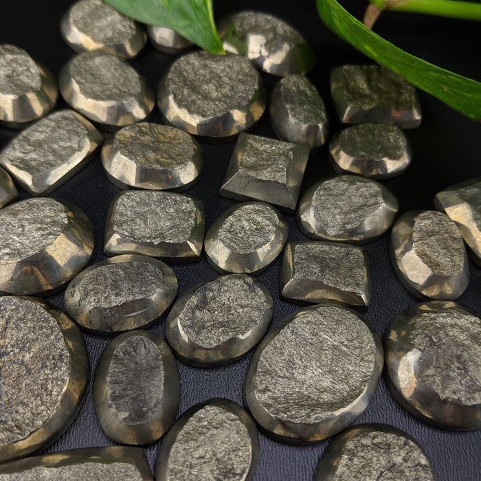 Pyrite Druzy Cabochons