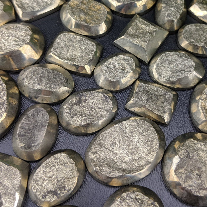 Pyrite Druzy Cabochons