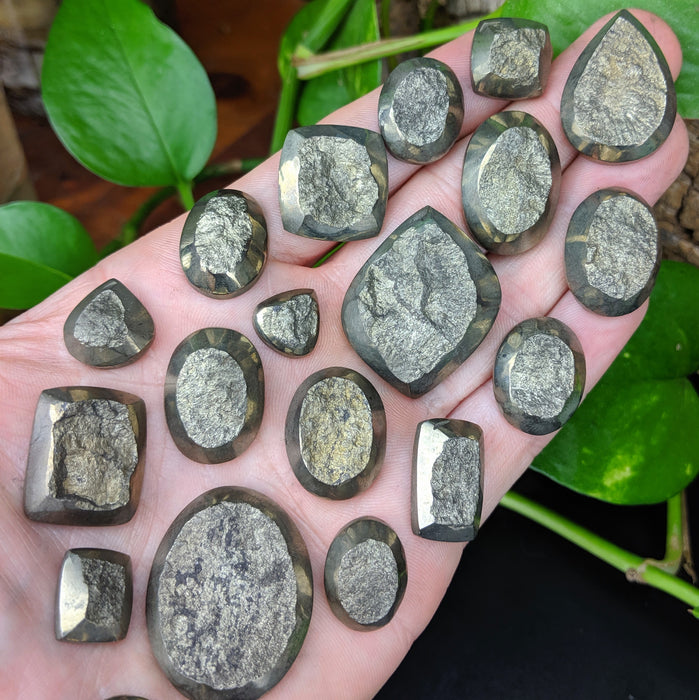 Pyrite Druzy Cabochons