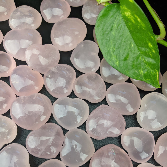 Madagascar Rose Quartz Hearts