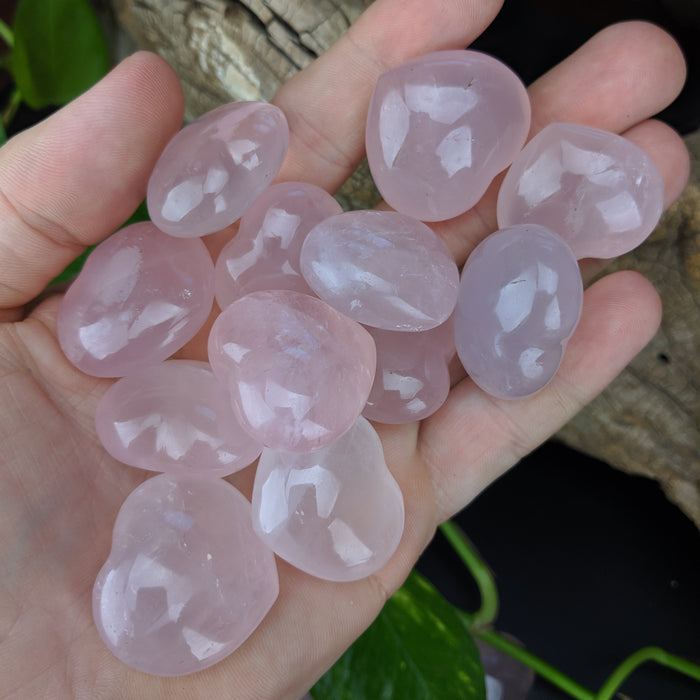 Madagascar Rose Quartz Hearts