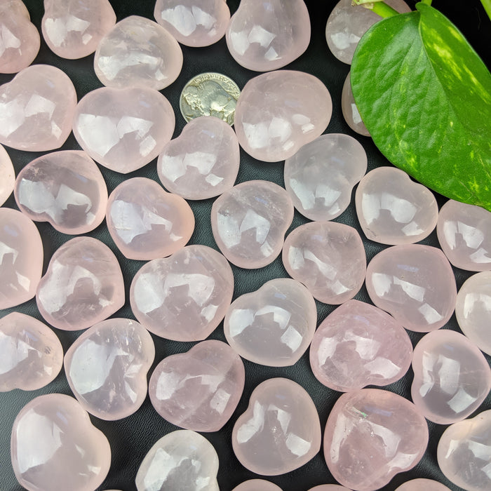 Madagascar Rose Quartz Hearts