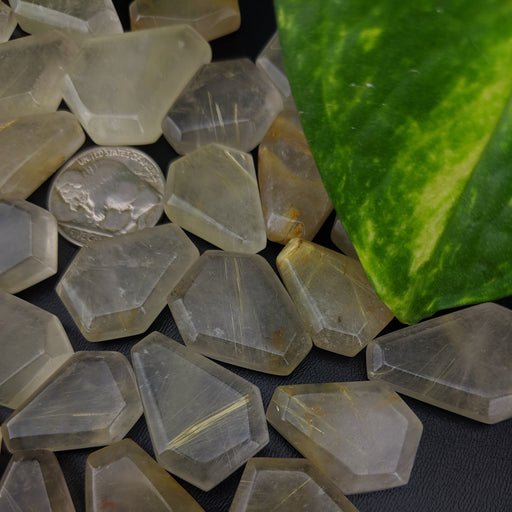 Golden Rutile Quartz Coffins