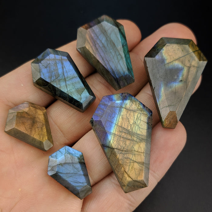 Labradorite Coffin Sets