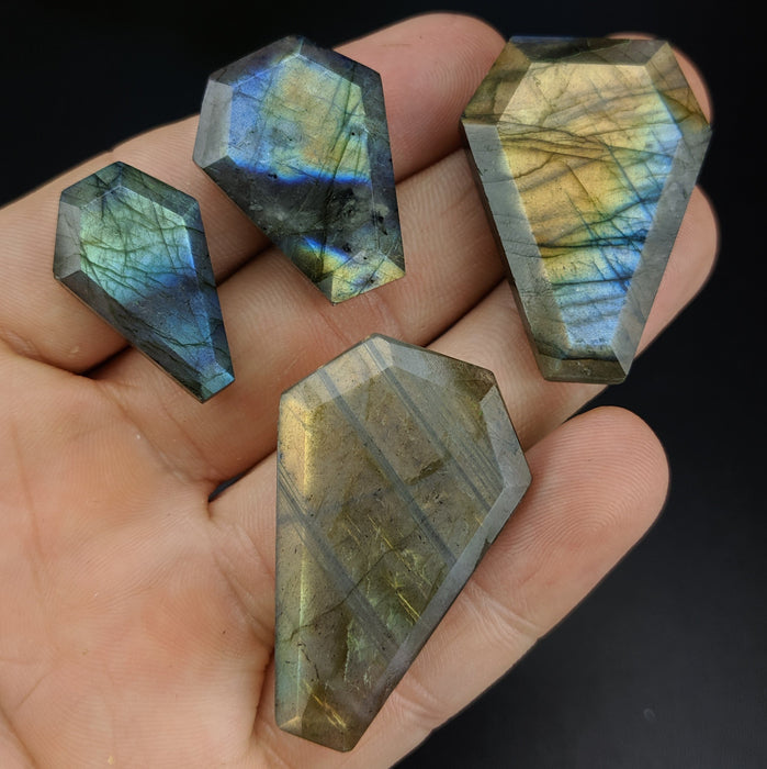 Labradorite Coffin Sets