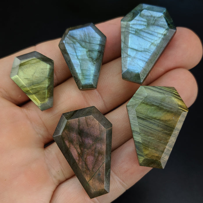 Labradorite Coffin Sets