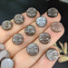 Grey Moonstone Face Carving Cabochons