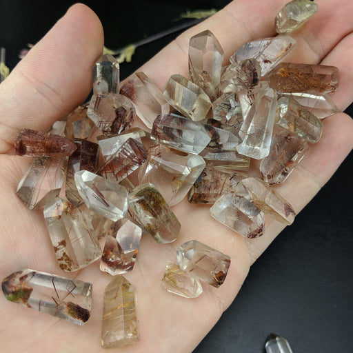 Rutilated Quartz Polished Points, Small