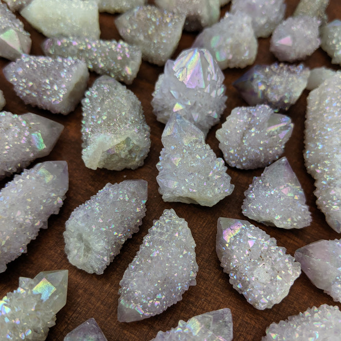 Spirit/Cactus Quartz Points with Aura