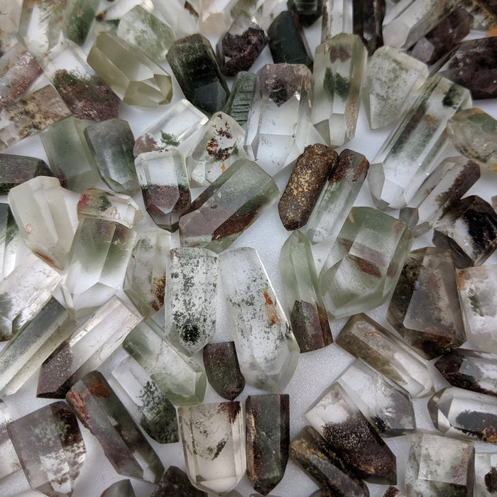 Green Quartz Small Polished Points, Natural