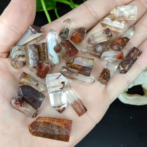 Red Quartz Small Polished Points, Natural