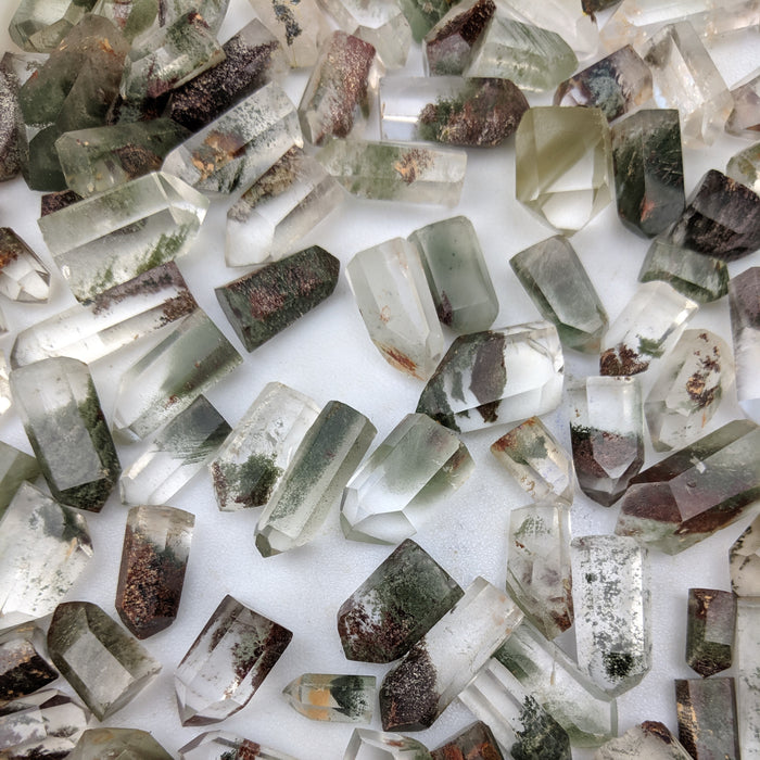 Green Quartz Small Polished Points, Natural