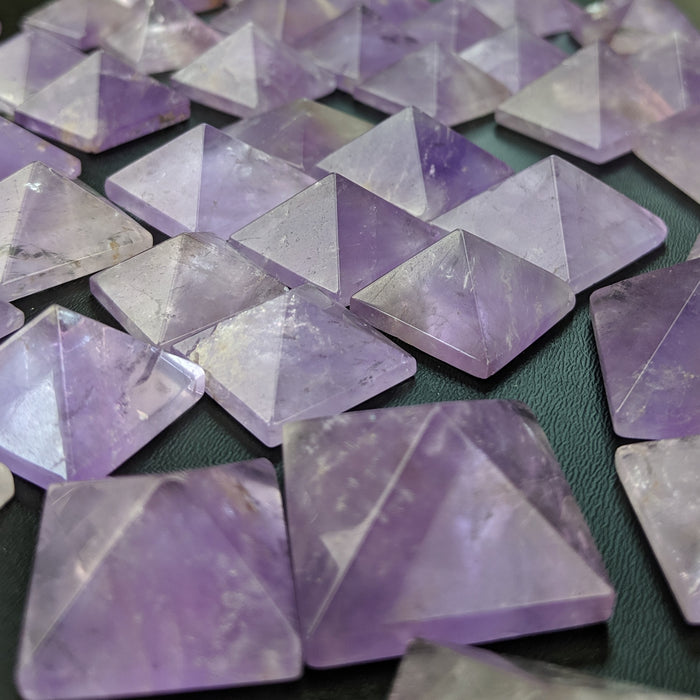 Amethyst Pyramids