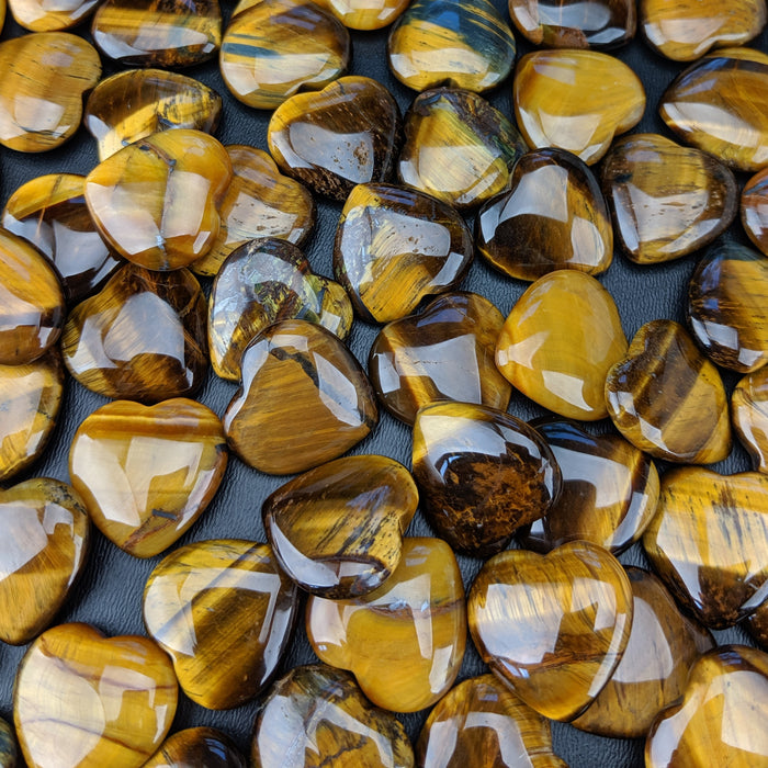 Tigers Eye Hearts, Mini