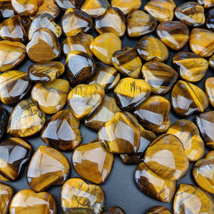 Tigers Eye Hearts, Mini