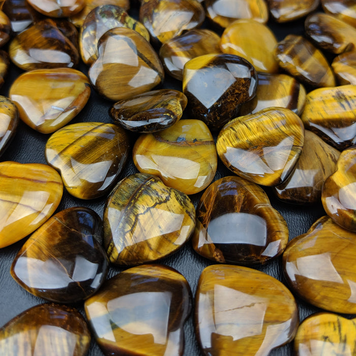 Tigers Eye Hearts, Mini