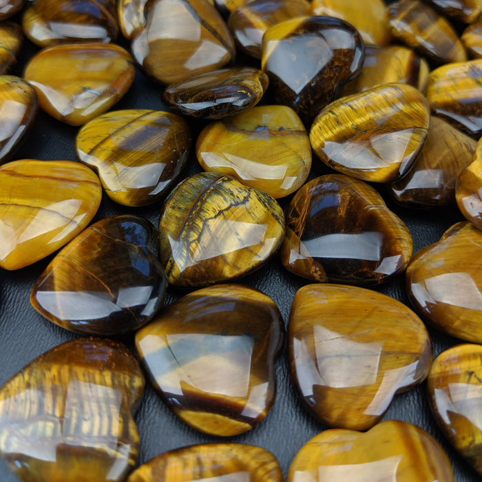 Tigers Eye Hearts, Mini