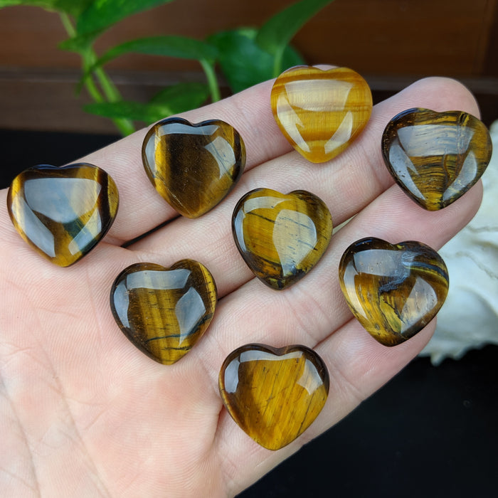 Tigers Eye Hearts, Mini