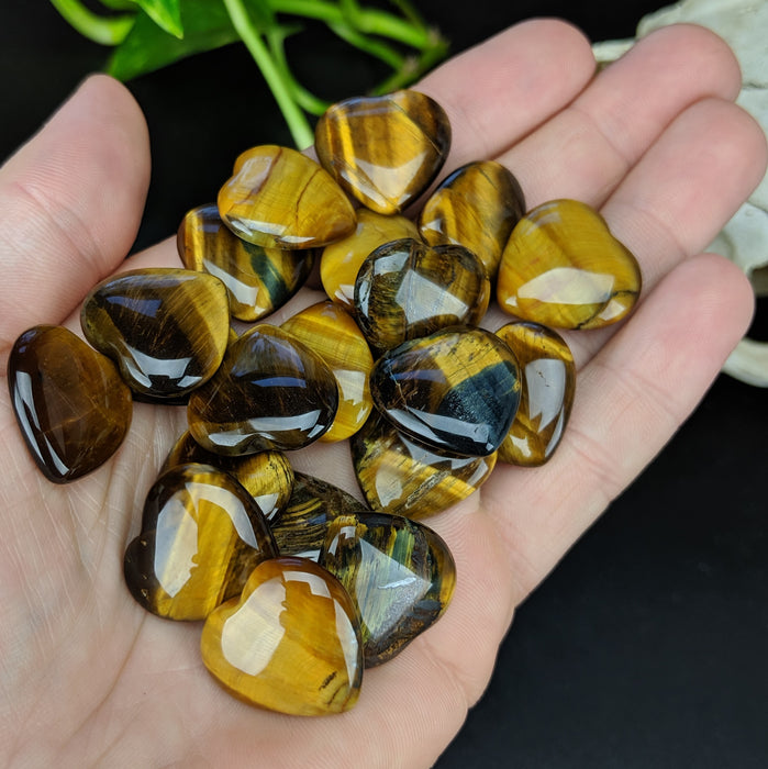 Tigers Eye Hearts, Mini