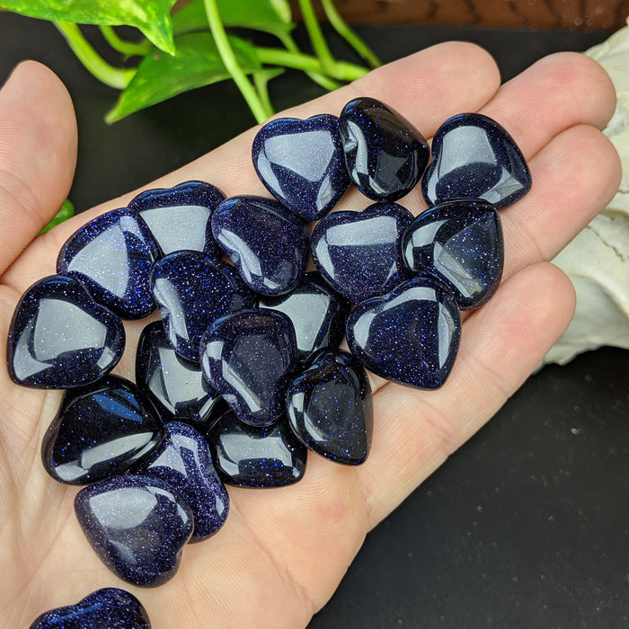 Blue Goldstone Hearts, Mini